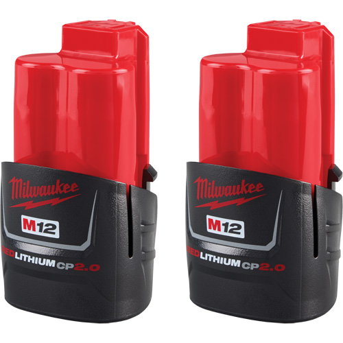 M12 REDLITHIUM CP2.0 Compact Batteries, Lithium-Ion, 12 V, 2 Ah Ontario Safety Products