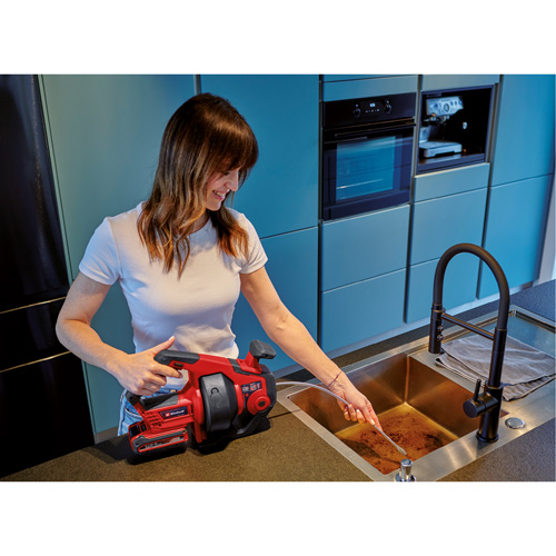Tari&egrave;re de drain sans fil TE-DA 18/760 Li 18V (outil seulement), &eacute;lectrique, 25' Longueur du c&acirc;ble, 1/4" Diam&egrave;tre du c&acirc;ble Ontario Safety Products