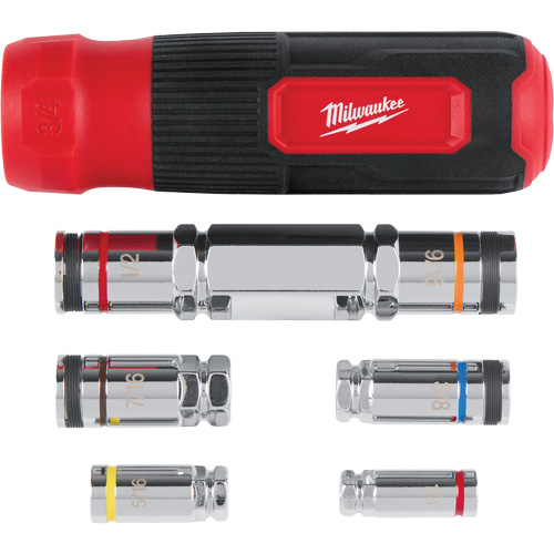 7-in-1 HOLLOWCORE Multi-Nut Driver, 9-9/100" L, Magnetic Ontario Safety Products