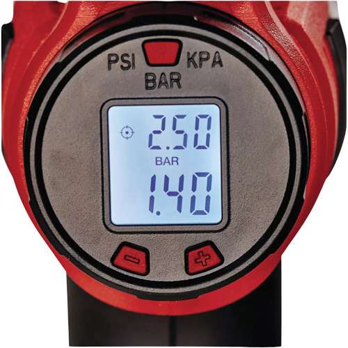 Gonfleur motoris&eacute; sans fil &agrave; haute pression CE-CC 18 Li 18 V avec jauge num&eacute;rique (outil seulement) Ontario Safety Products