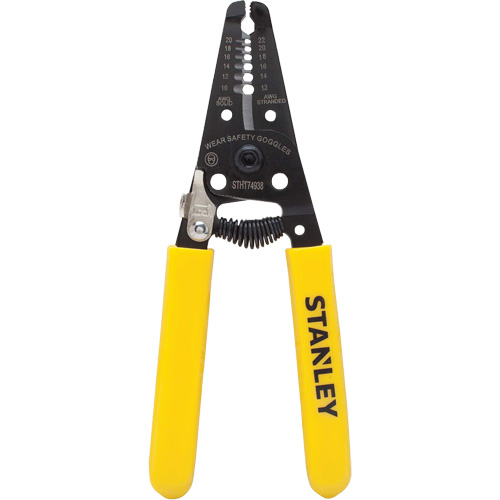 Wire Stripper, 6" L, 10 - 20 AWG Ontario Safety Products