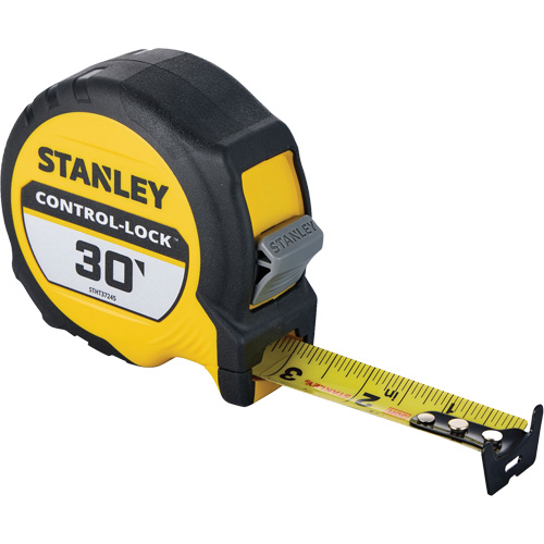 Ruban &agrave; mesurer CONTROL-LOCK, 25 mm x 30', Marques de goujon Imp&eacute;rial Ontario Safety Products