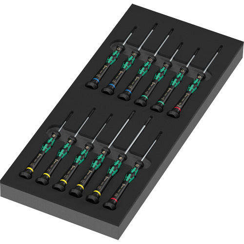Foam Insert Kraftform Micro Screwdriver Set 2, 13 Pcs. Ontario Safety Products