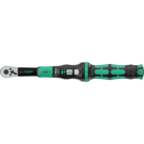 Cl&eacute; dynamom&eacute;trique Click-Torque Lock A 5 r&eacute;glable avec fonction Torque Lock, &agrave; cliquer, Entraînement 1/4" carr&eacute;, 1 - 18 lb-pi Ontario Safety Products