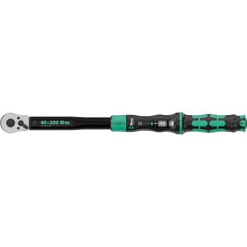 Cl&eacute; dynamom&eacute;trique Click-Torque Lock C 3 r&eacute;glable avec fonction Torque Lock, &agrave; cliquer, Entraînement 1/2" carr&eacute;, 30 - 146 lb-pi Ontario Safety Products