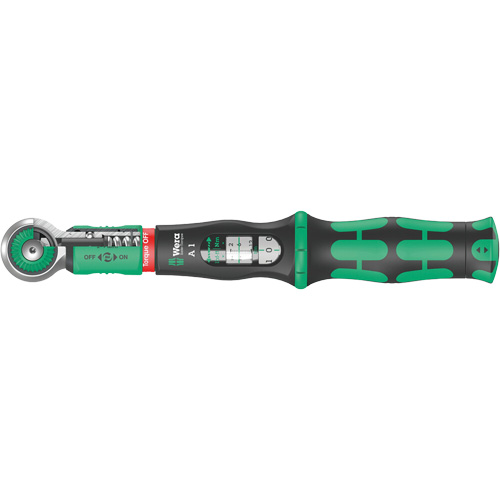 Cl&eacute; dynamom&eacute;trique Safe-Torque A 1, &agrave; cliquer, Entraînement 1/4" carr&eacute;, 2 - 9 lb-pi Ontario Safety Products