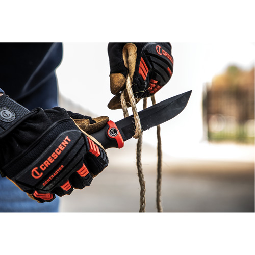 Couteau de travail &agrave; lame fixe avec &eacute;tui Ontario Safety Products