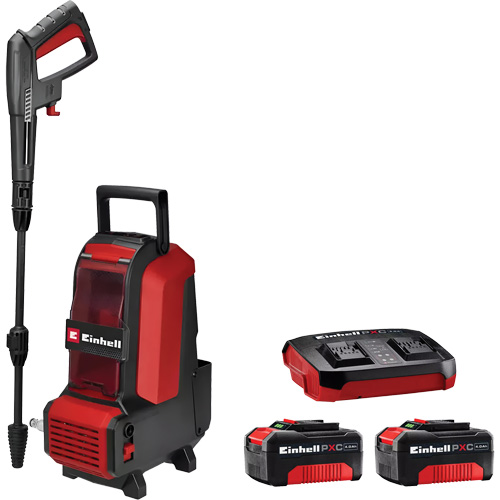 Cordless High Pressure Cleaner with 4Ah PXC Battery & Charger Starter Kit, Battery Powered, 1522 PSI, 1.23 GPM Ontario Safety Products