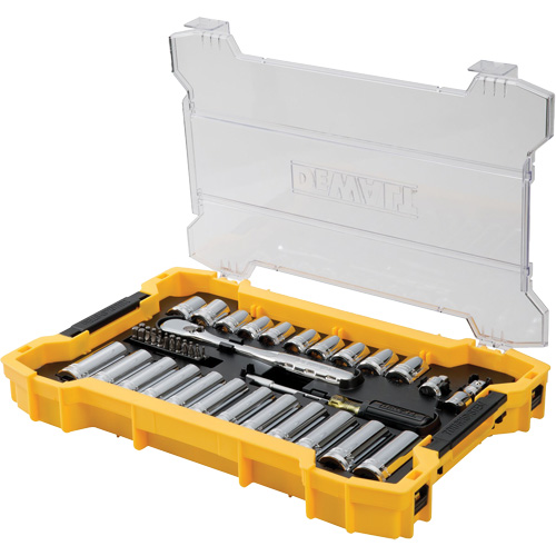 Jeu d'outils 3/8" & 1/2" pour m&eacute;canicien avec plateau & couvercle TOUGHSYSTEM 2.0 Ontario Safety Products