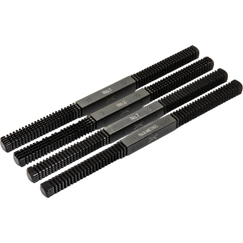 Jeu de 4 limes de restauration de filets?, Carr&eacute;e, 9" Ontario Safety Products