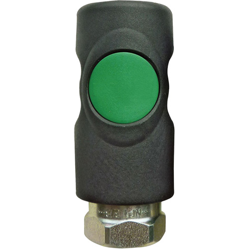 Raccord rapide TOPQUIK S1 Ultraflo 7,8 mm, Composite en polyester/Acier inoxydable, 1/4", NPT femelle, 174 PSI Ontario Safety Products