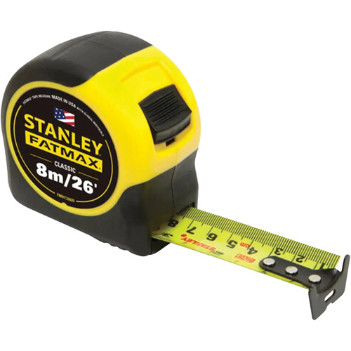 FATMAX&reg; Tape Measure, 1-1/4" x 26'/8 m, Imperial & Metric Graduations Ontario Safety Products