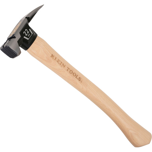 Marteau &agrave; panne fendue droite &agrave; face meul&eacute;e, 22 oz, Prise en Bois, 16-1/10" lo Ontario Safety Products