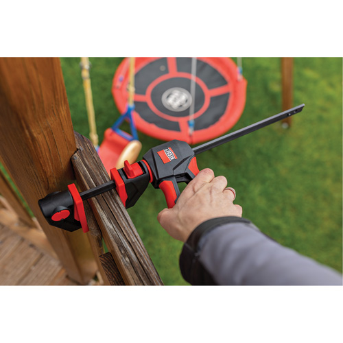 One-Hand Bar Trigger Clamps with 360° Rotating Handle Set, 12" (304.8 mm) Ontario Safety Products