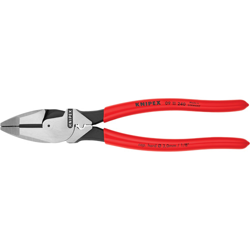 Pince pour monteurs de lignes &agrave; levier d&eacute;multipli&eacute;, type Nouvelle-Angleterre avec tire-fil et sertisseur Ontario Safety Products