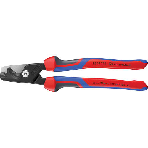 StepCut&reg; XL Cable Shears with KNIPEXTEND Handle, 9" Ontario Safety Products