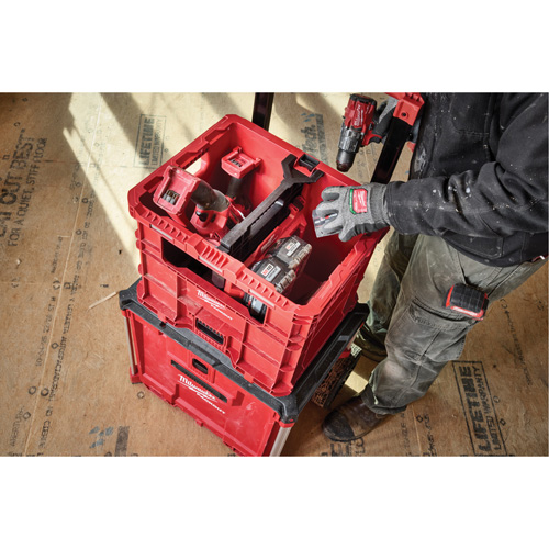 Caisse Packout, 15-3/4" x 18-5/8" x 15", Noir/Rouge Ontario Safety Products