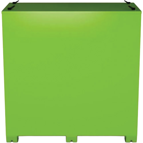 Armoire de rangement d'&eacute;PI sur place, Acier, Vert lime haute visibilit&eacute; Ontario Safety Products