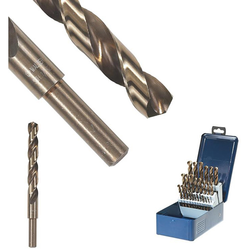 Foret &agrave; mandrin raccourci SST+, 17/32", Acier rapide, Cannelure 4-13/16", Pointe de 135° Ontario Safety Products
