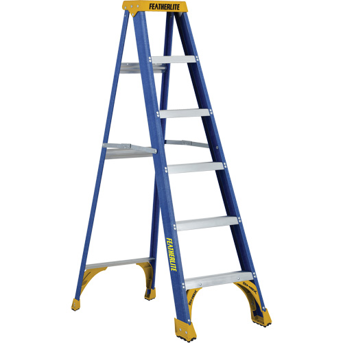 Industrial Duty Stepladders (6300 Series), 6', Fibreglass, 250 lbs. Capacity, Type 1 Ontario Safety Products