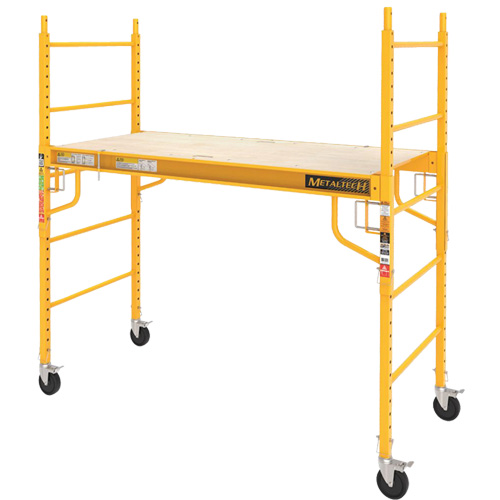 &eacute;chafaudages mobiles - &eacute;chafaudage maxi carr&eacute;, Cadre Acier, 74" p x 74" h Ontario Safety Products