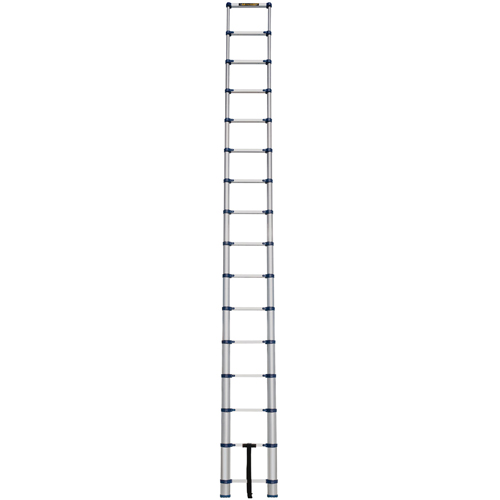 Telescopic Ladder, 3' - 15.5', Aluminum, 250 lbs. Capacity, Type 1 Ontario Safety Products