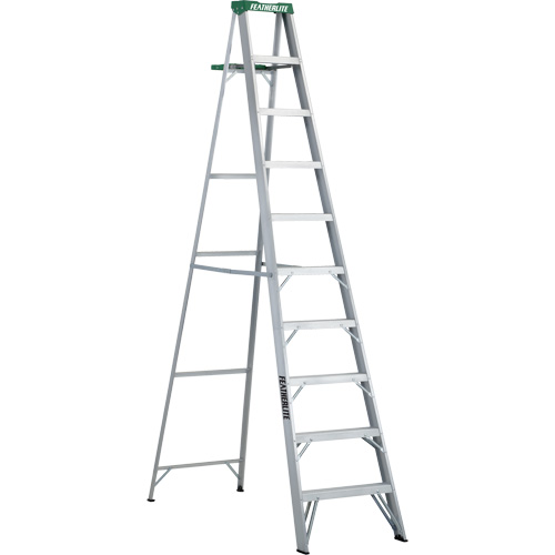 Escabeaux commerciaux (s&eacute;rie 2400), 10', Aluminium, Capacit&eacute; 225 lb, Type 2 Ontario Safety Products