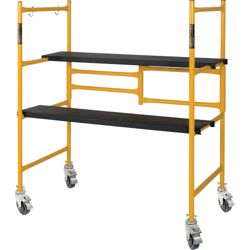 Jobsite Series 4' Basic Mini Scaffold Kit, Steel Frame, 41" D x 45-3/4" H Ontario Safety Products