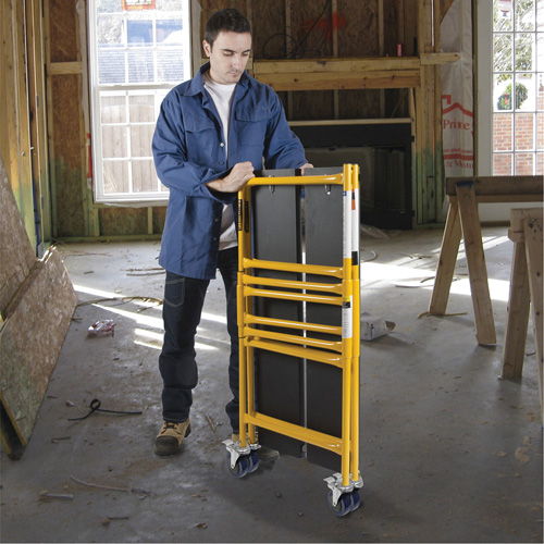 Jobsite Series 4' Basic Mini Scaffold Kit, Steel Frame, 41" D x 45-3/4" H Ontario Safety Products