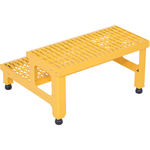 Plate-forme ajustable Step-Mate, 2 marche(s), 23-13/16" la x 22-7/8" lo x 15-1/4" h, Capacit&eacute; 500 lb Ontario Safety Products