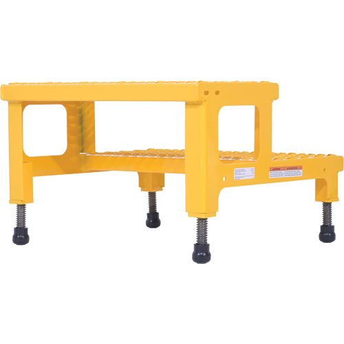 Plate-forme ajustable Step-Mate, 2 marche(s), 23-13/16" la x 22-7/8" lo x 15-1/4" h, Capacit&eacute; 500 lb Ontario Safety Products