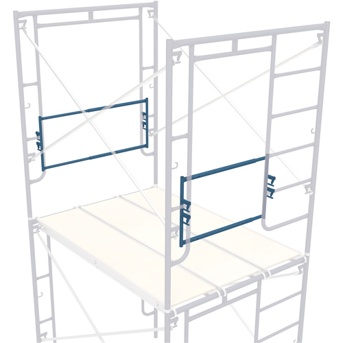 Garde-corps dextr&eacute;mit&eacute; extensible pour l'&eacute;chafaudage, Barre de retenue, 21" h Ontario Safety Products
