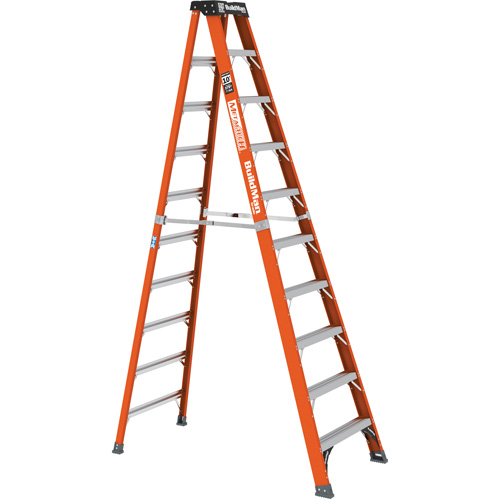 Escabeau, 10', Fibre de verre, Capacit&eacute; 375 lb, Type 1AA Ontario Safety Products