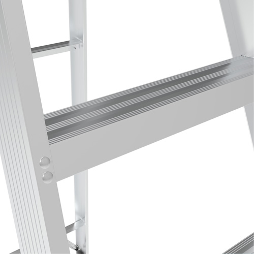 Step Ladder, 6', Aluminum, 225 lbs. Capacity, Type 2 Ontario Safety Products