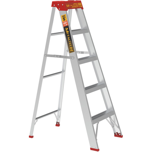Escabeau, 5', Aluminium, Capacit&eacute; 200 lb, Type 3 Ontario Safety Products
