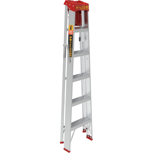 Step Ladder with Paint Tray, 6', Aluminum, 200 lbs. Capacity, Type 3 Ontario Safety Products
