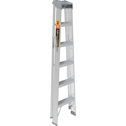 Step Ladder, 6', Aluminum, 225 lbs. Capacity, Type 2 Ontario Safety Products