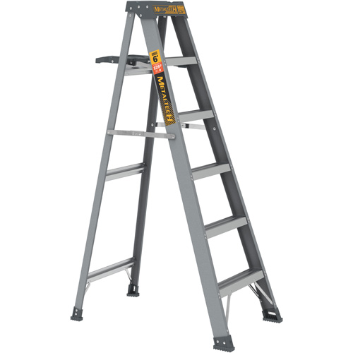 Step Ladder with Paint Tray, 6', Fibreglass, 225 lbs. Capacity, Type 2 Ontario Safety Products
