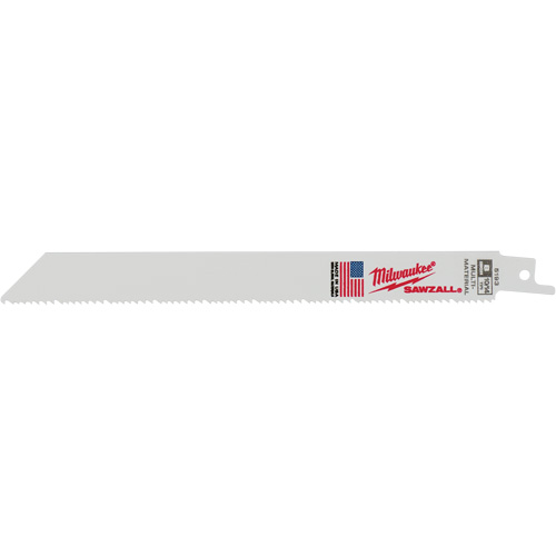 Sawzall&reg; Reciprocating Saw Blade, Bi-Metal, 10-14 TPI, 8" L x 5/8" W Ontario Safety Products
