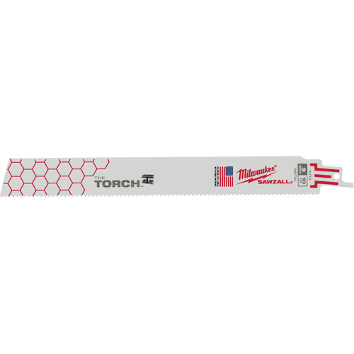 The Torch Sawzall&reg; Blades, Bi-Metal, 10 TPI, 9" L x 1" W Ontario Safety Products