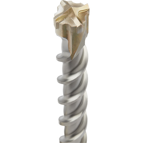 MX4 4-Cutter SDS-Plus Rotary Hammer Drill Bit, 1", SDS-Plus Shank, Carbide Ontario Safety Products