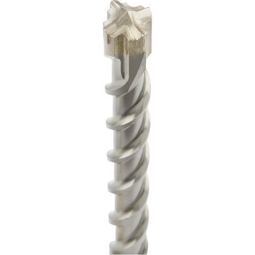 MX4 4-Cutter SDS-Plus Rotary Hammer Drill Bit, 1", SDS-Plus Shank, Carbide Ontario Safety Products