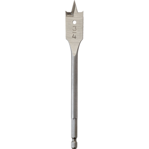 M&egrave;che plate, Diam&egrave;tre de 3/4", Tige 1/4" hex, Longeur de 6" Ontario Safety Products