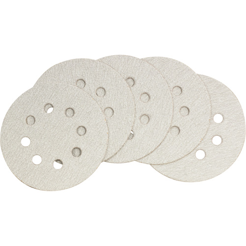 Papier abrasif pour ponceuse orbitale al&eacute;atoire – paquet de 5, dia 5", Grain 60 Ontario Safety Products