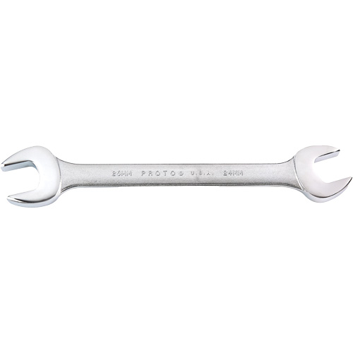 Open-End Wrench, 24 mm x 26 mm, Satin Ontario Safety Products