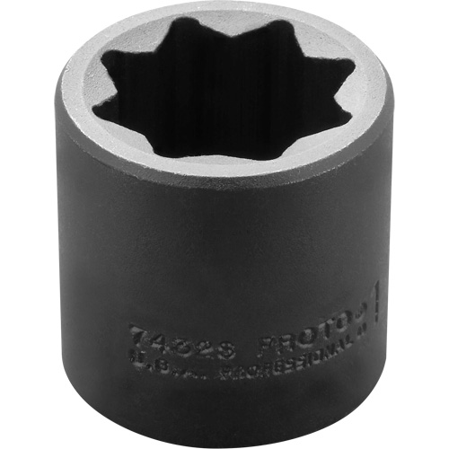 Socket, Impact, 1", 1/2" Drive, 18 Points Ontario Safety Products