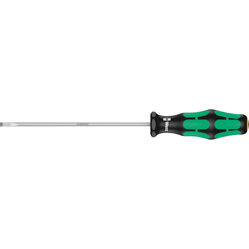 Tournevis &agrave; fente, Tige de 3,5 mm, Ronde, 8-1/8" lo, Prise en Plastique Ontario Safety Products