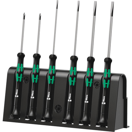 Micro Series Screwdriver Set with Rack, 6 Pcs. Ontario Safety Products
