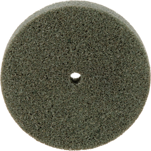 Meule homog&egrave;ne &agrave; faible densit&eacute; de s&eacute;rie 500 Standard Abrasives, 3" x 1/2", Arbre de 1/4", Grain de Moyen, Oxyde d'aluminium Ontario Safety Products