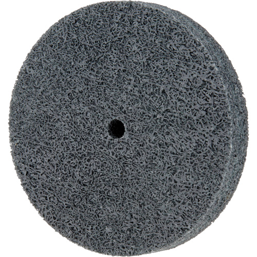 Standard Abrasives 500 Series Soft Density Unitized Wheels, 3" x 1/2", 1/4" Arbor, Fine Grit, Silicon Carbide Ontario Safety Products